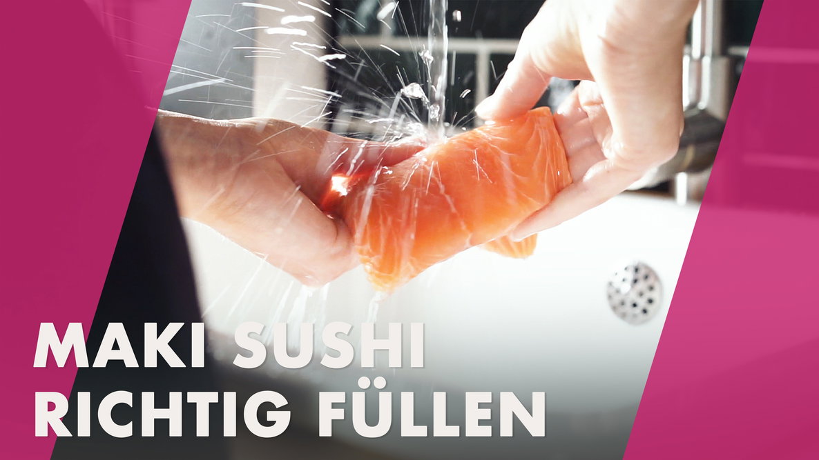 Maki Sushi richtig füllen